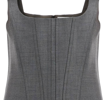 Giuseppe Di Morabito stretch wool corset top with nine words