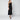 Alberta Ferretti Alberta Ferretti Black sleeveless stretch cady dress