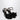 Ferragamo Ferragamo Black satin flower sandals
