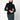 Moschino Moschino Black turtleneck sweater with crossed details