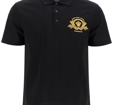 Versace short-sleeved polo shirt with