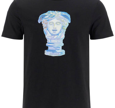 Versace 'medusa gallery embroidered t-shirt