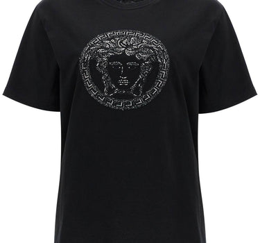 Versace medusa embroidered t-shirt