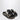 Birkenstock Birkenstock Slide Arizona Droplet Buckle in black patent leather