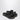 Birkenstock Birkenstock Shinjuku black leather and textile slipper