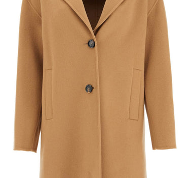 Pinko double wool coat with screwdriver design