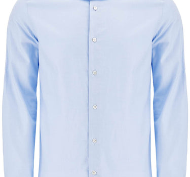 VINCENZO DI RUggIERO slim fit twill shirt for men