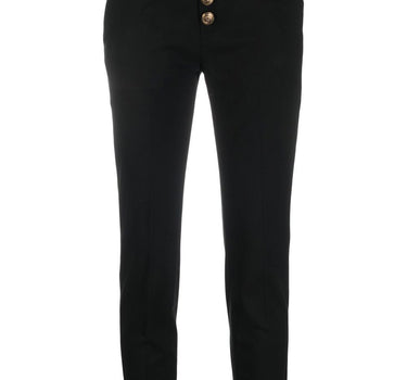 Dondup buttoned-up slim-fit trousers