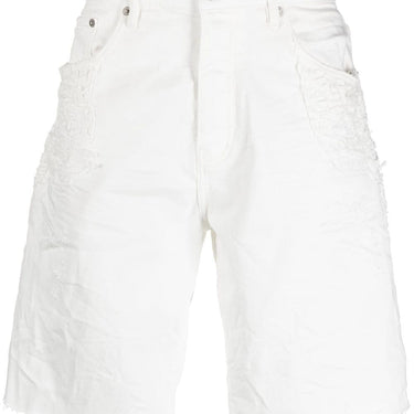 Short de marque violet blanc