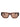 Lunettes de soleil Alexander McQueen marron