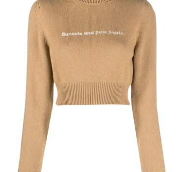 Palm Angels Sweaters Camel