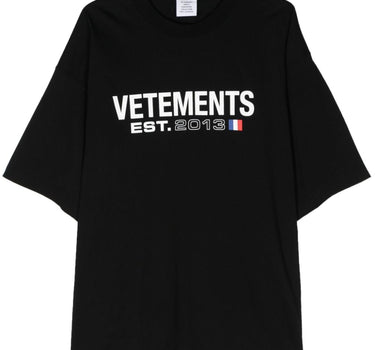 Vetements T-shirts and Polos Black