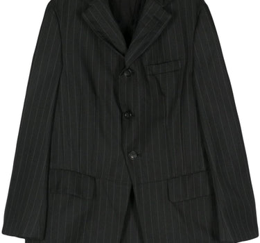 Comme Comme Single breasted pinstripe blazer