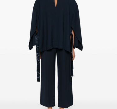 Erika Cavallini Semi-Couture Top Blue