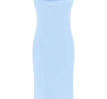 Rotate satin midi slip dress for a