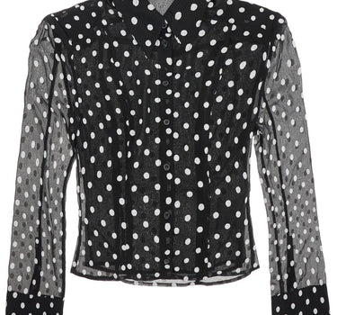 Rotate chiffon blouse with sequins