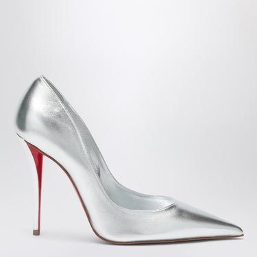 Christian Louboutin Miss Z pumps in silver laminated nappa leather