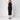 Courreges Courreges Courrèges Black ribbed midi dress
