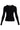 Courreges black viscose and polyester sweater with drop neckline