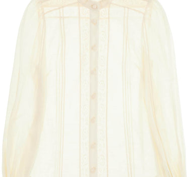 Zimmermann halliday lace-trimmed shirt