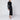 Victoria Beckham Victoria Beckham Black midi dress in draped jersey