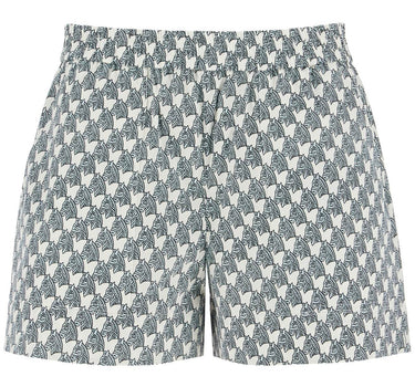 Tory Burch printed poplin shorts for