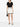Self-Portrait Self-Portrait Sequinned crochet miniskirt