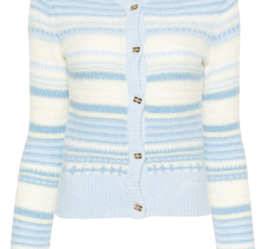 GANNI Sweaters Clear Blue