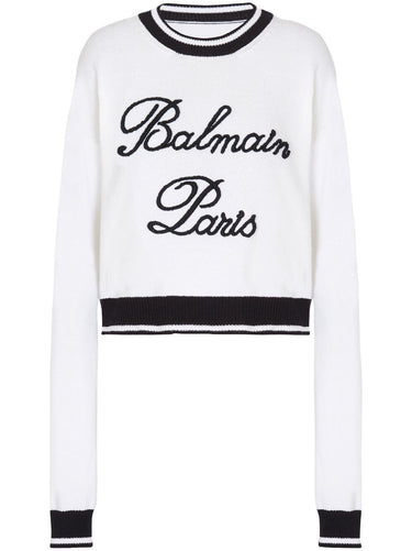 Pull Balmain Blanc