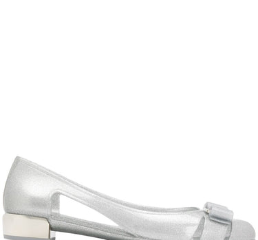 Ferragamo With Heel Silver