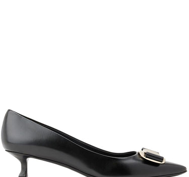 Ferragamo With Heel Black