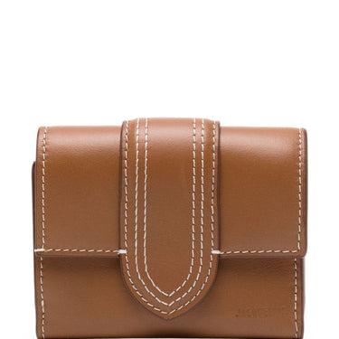 JACQUEMUS Wallets Leather Brown