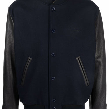 Golden Goose panelled varsity jacket