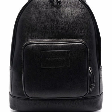 Emporio Armani Round shape backpack in leather