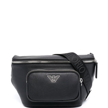 Emporio Armani leather logo-plaque belt bag