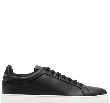 Emporio Armani logo print lace-up sneaker