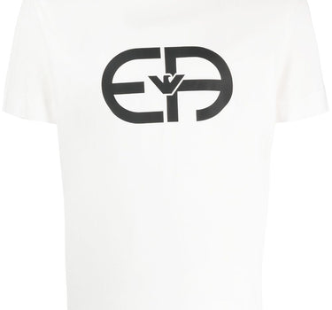 Emporio Armani logo print crew neck T-shirt