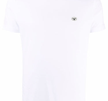 Emporio Armani logo patch short-sleeved T-shirt