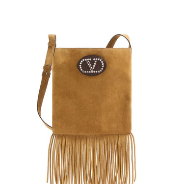 Valentino Garavani Nellcote suede leather shoulder bag