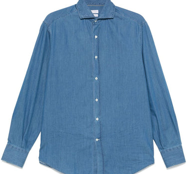 Brunello Cucinelli Shirts Blue