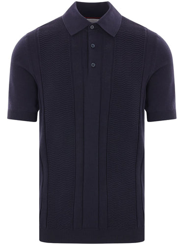 Brunello Cucinelli T-shirts and Polos Blue