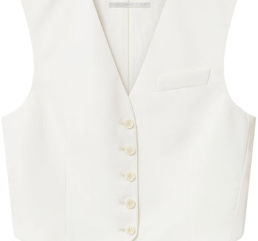 Stella McCartney Cropped Tailored Wool Waistcoat