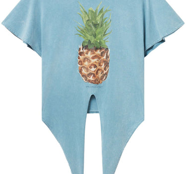 Stella McCartney Pineapple Tie-front Cotton T-Shirt