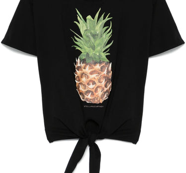 Stella McCartney Pineapple Tie-front Cotton T-Shirt