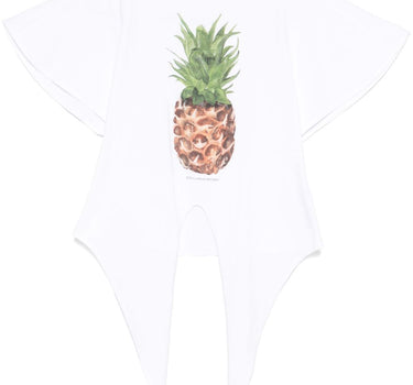 Stella McCartney Pineapple Tie-front Cotton T-Shirt