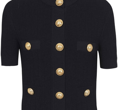 Balmain Sweaters Black