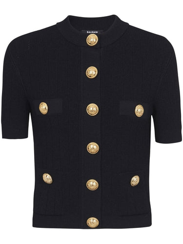 Balmain Sweaters Black