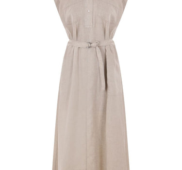 Brunello Cucinelli long linen dress