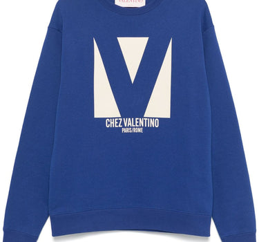 Valentino Chez Valentino Print Sweatshirt