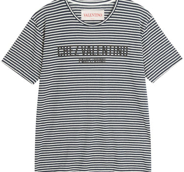 Valentino Chez Valentino striped jersey T-shirt